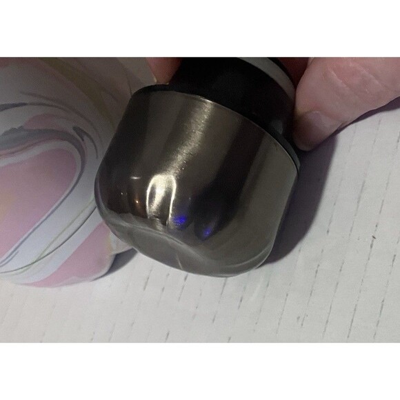 "Give Thanks" Marble Patterned Stainless Steel Water Bottle 20oz Insulated 10.5' - Picture 13 of 15